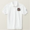 RIVER RAT Embroidered  F-15 Golf Polo (Dark Shirt)