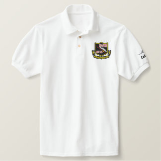 RIVER RAT Embroidered  F-4 Golf Polo (Dark Shirt)
