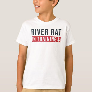 River Rat in Training Boating Kid's Shirt