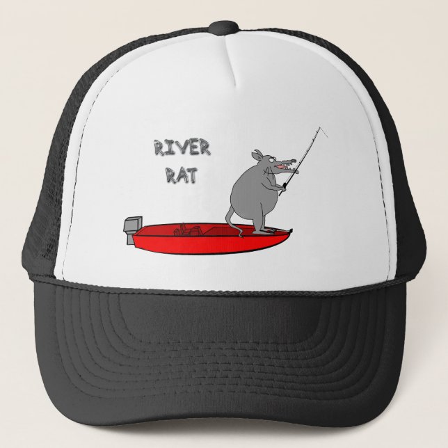 river rat trucker hat (Front)