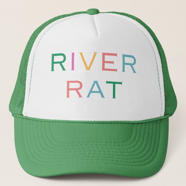 River rat trucker hat (Front)