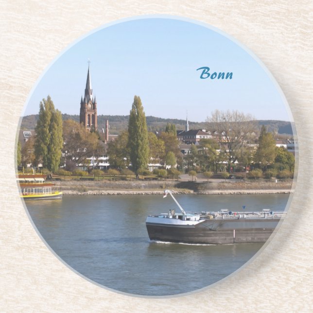 River Rhein Sandstone Coaster (Front)