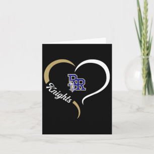 River Ridge Knights Logo Half Heart Slogan Hs Card