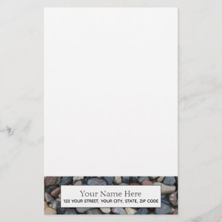 River Rock Personalized Design Stationery