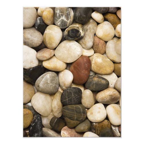 River Rock Stone Background _ Customized Template Photo Print