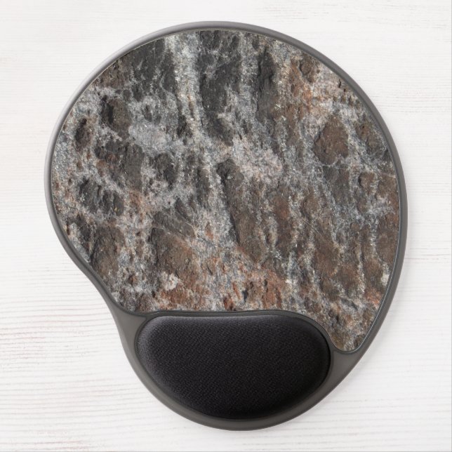 River Rock Textured Nature Stone Gel Mouse Pad (Front)