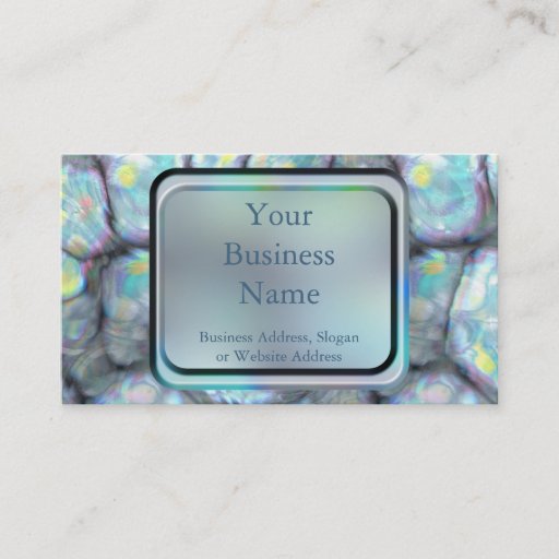 Customizable River Rocks Business Card