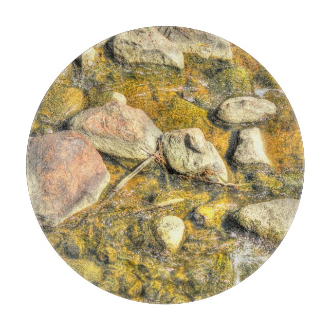 River Rocks Cutting Board (Front)
