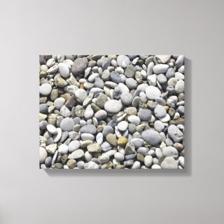 RIVER ROCKS GREY GRAYS PHOTOGRAPHY NATURE WALLPAPE CANVAS PRINT