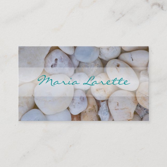 RIVER ROCKS Landscape Spa Massage Retreat Card (Front)
