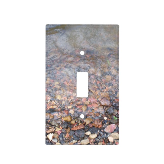 River Rocks Light Switch Cover (Front)