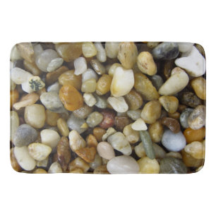 River Rocks on Bath Mat
