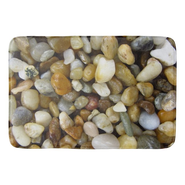 River Rocks on Bath Mat (Front)