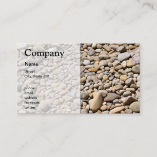 River Rocks Pebbles Business Card