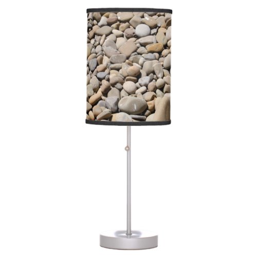 River Rocks Pebbles Table Lamp