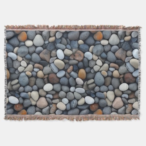 River Rocks Throw Blanket