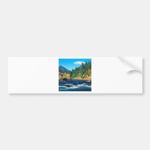 River Rogue Siskiyou Forest Oregon Bumper Sticker