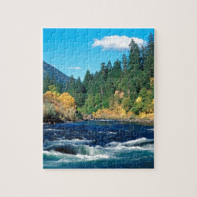 River Rogue Siskiyou Forest Oregon Jigsaw Puzzle (Vertical)