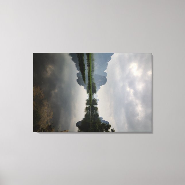 River run through Ming Shi village 1 Canvas Print (Front)