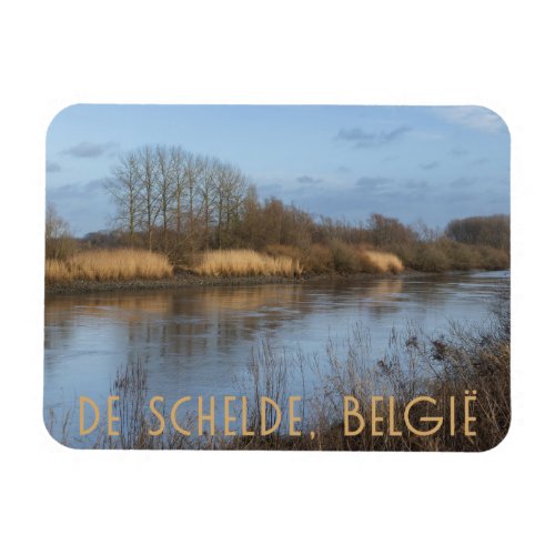 River Scheldt View Dendermonde Belgium Magnet