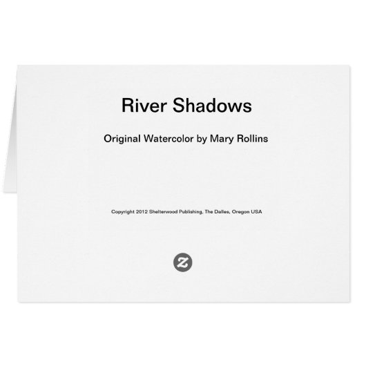 River Shadows Cards (Back Horizontal)