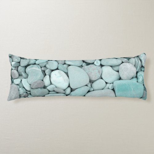 River Stone Pattern 4 stones decor art Body Pillow