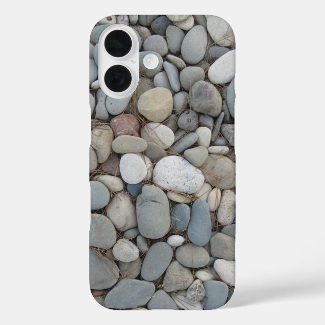 River Stones Fall Autumn Patterns Case-Mate iPhone Case (Back)