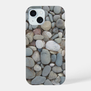 River Stones Fall Autumn Patterns iPhone 15 Case