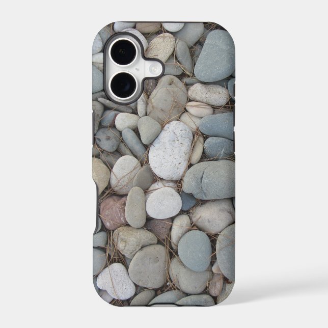 River Stones Fall Autumn Patterns Iphone Case (Back)