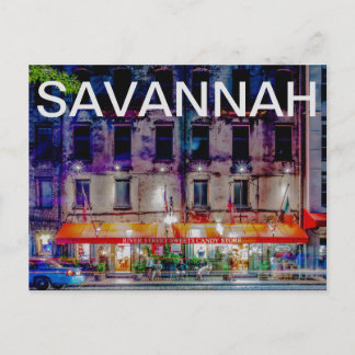 river street sweets candy store postcard
