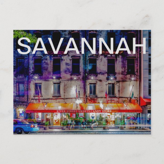 river street sweets candy store postcard (Front)