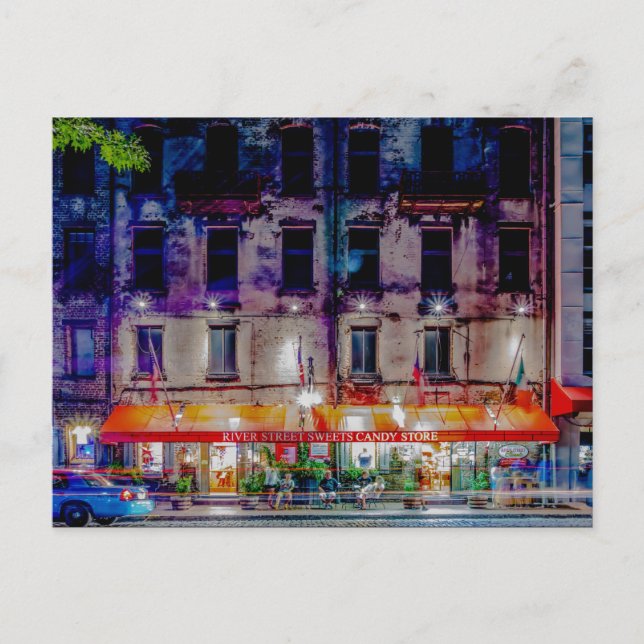 river street sweets candy store postcard (Front)