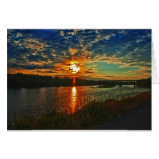 River Sunset Cards (Front Horizontal)