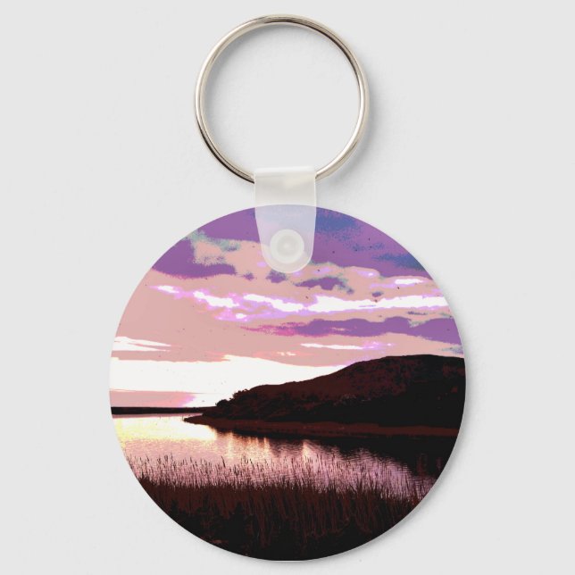 RIVER SUNSET KEYCHAIN (Front)