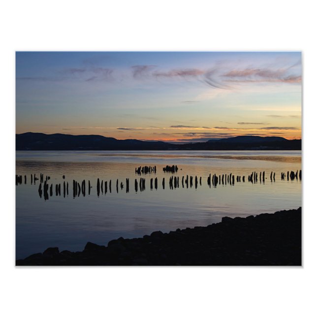 River Sunset Photo Print (Front)