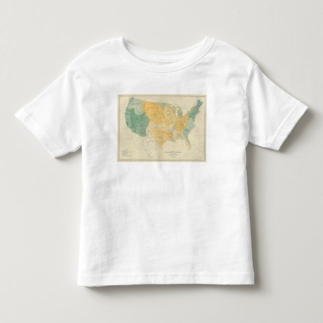 River Systems in the US Toddler T-shirt (Front)