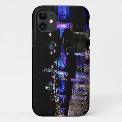 River Thames at Night London England iPhone 11 Case