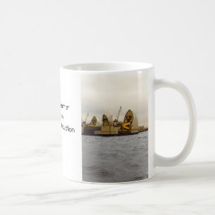 River Thames Barrier London Construction Coffee Mug