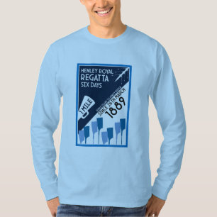 River Thames Regatta - Vintage Retro Style Rowing T-Shirt