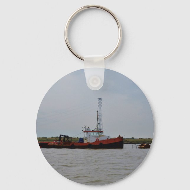 River Thames Tug Boat Keychain (Front)