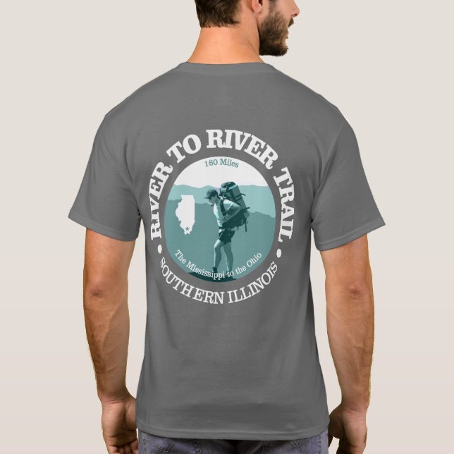 River to River Trail (T) T-Shirt (Back)