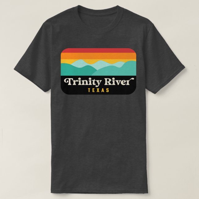 River Tubing in Texas Trinity River Dallas Fort Wo T-Shirt (Design Front)