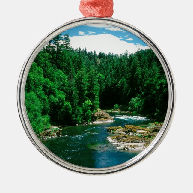 River Umpqua Douglas County Oregon Metal Ornament (Front)