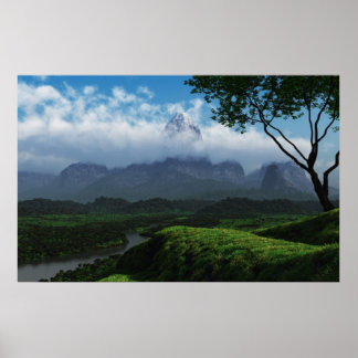 River Valley (Borderless) Poster