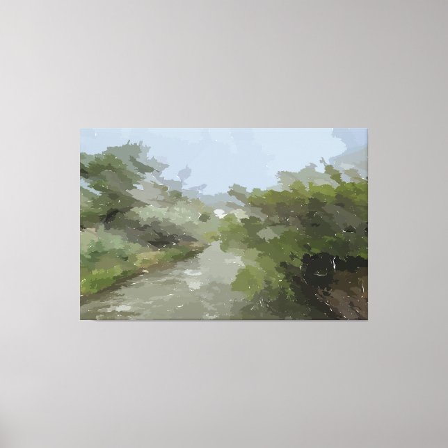 River View Stretched Canvas Print (Front)
