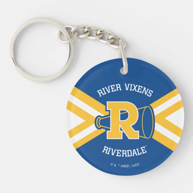 River Vixens Cheer Uniform Keychain (Front)