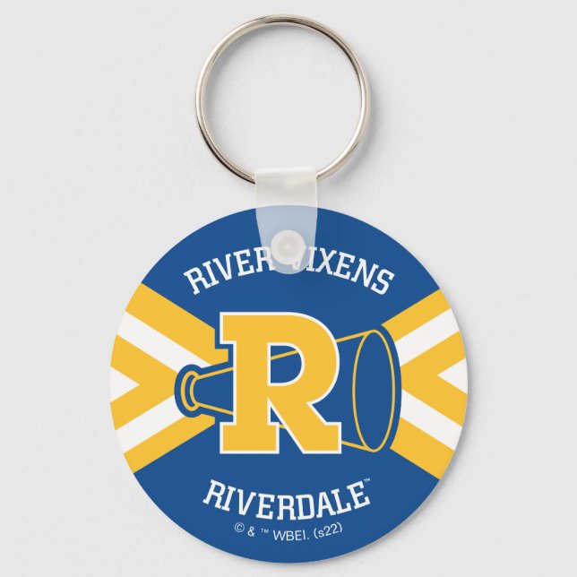River Vixens Cheer Uniform Keychain (Front)