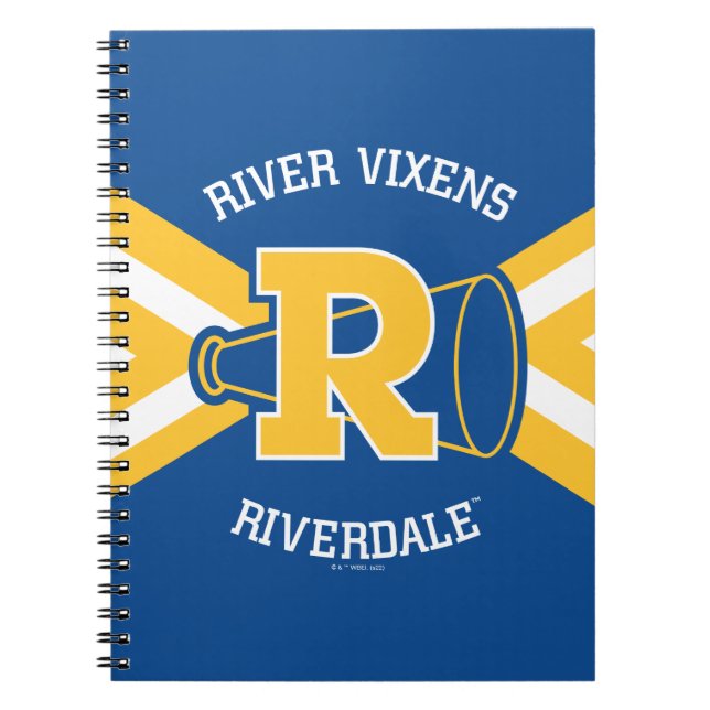 River Vixens Cheer Uniform Notebook (Front)