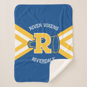 River Vixens Cheer Uniform Sherpa Blanket