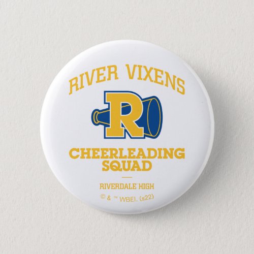 River Vixens Cheerleading Squad Button